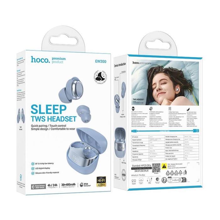 Hoco - Hoco TWS In-Ear Hörlurar Trådlösa Bluetooth EW200 - Blå