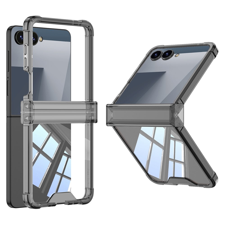 GKK Galaxy Z Flip 7 Mobilskal Airbag Hinge Shockproof - Svart | 2353 | AlltMobil