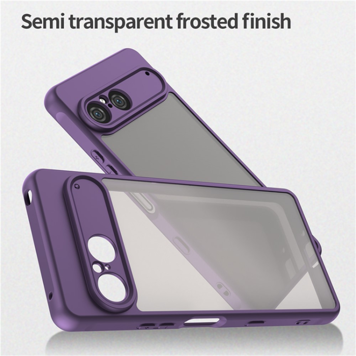 A-One Brand - Sony Xperia 10 VII Mobilskal Frosted Translucent - Lila