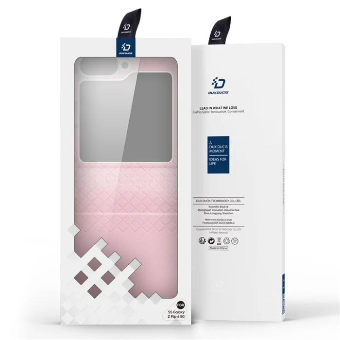 Dux Ducis - Dux Ducis Galaxy Z Flip 7 FE/Z Flip 6 Mobilskal Bril - Rosa