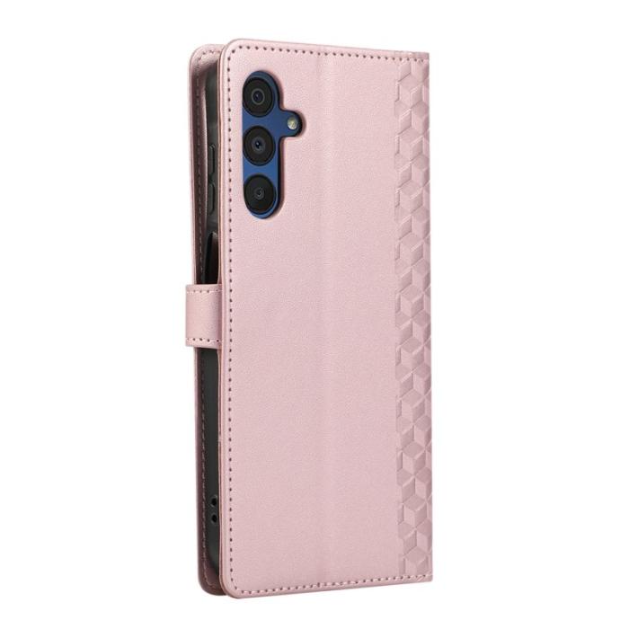 OEM - Plånboksfodral för Samsung Galaxy S26 Konstläder med snodd - Roséguld