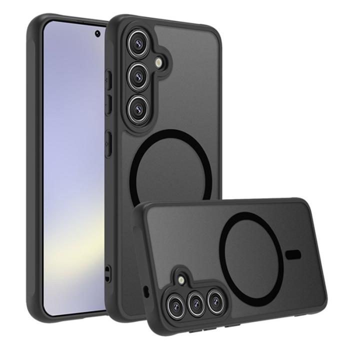 OEM - Mobilskal för Samsung Galaxy S26 Plus Magnetiskt PC + TPU - Svart