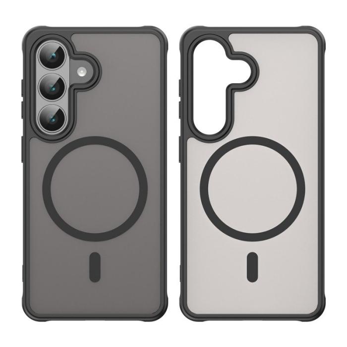 WANLONFENG - WANLONFENG Mobilskal för Samsung Galaxy S26 Plus Magnetiskt PC + TPU - Svart