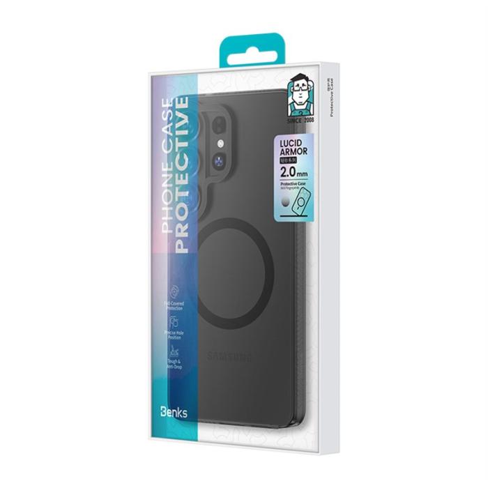 Benks - Benks Mobilskal för Samsung Galaxy S26 Plus Magnetiskt PC + TPU - Svart