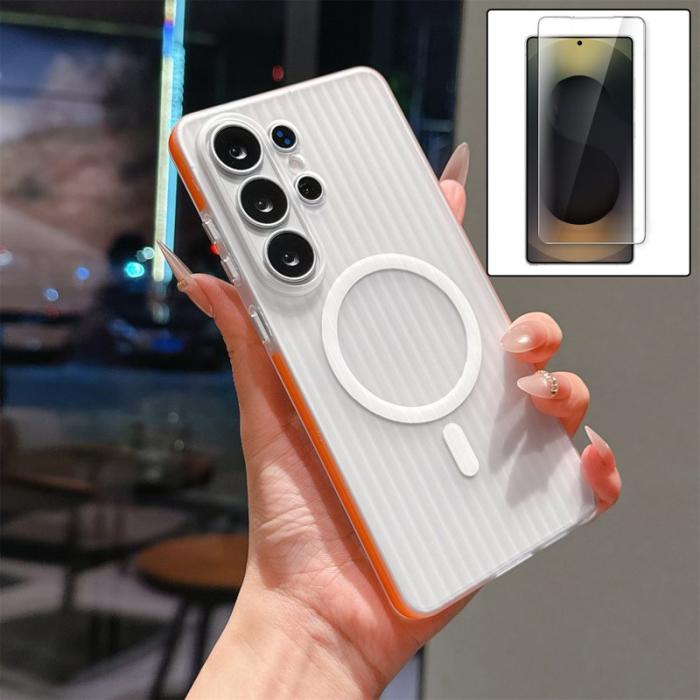 OEM - Mobilskal för Samsung Galaxy S26 Ultra Magnetiskt TPU - Orange