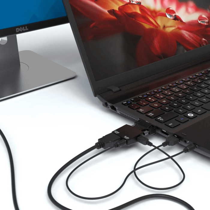 A-One Brand - VGA till HDMI adapter för PC och Laptop - 1080p