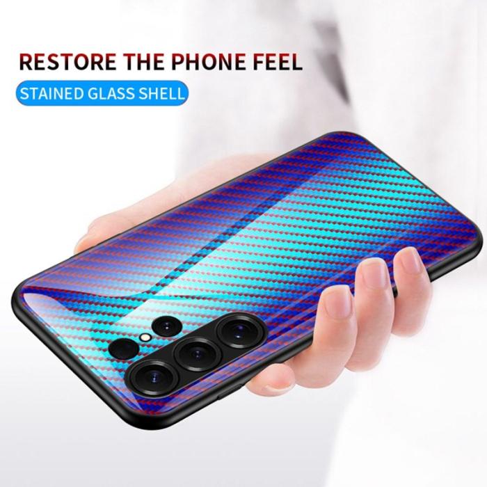 OEM - Mobilskal för Samsung Galaxy S26 Ultra Tempererat glas Shockproof Färgglad fiber