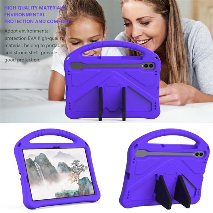 A-One Brand - Galaxy Tab S10 FE Plus Skal Kickstand Shockproof - Lila