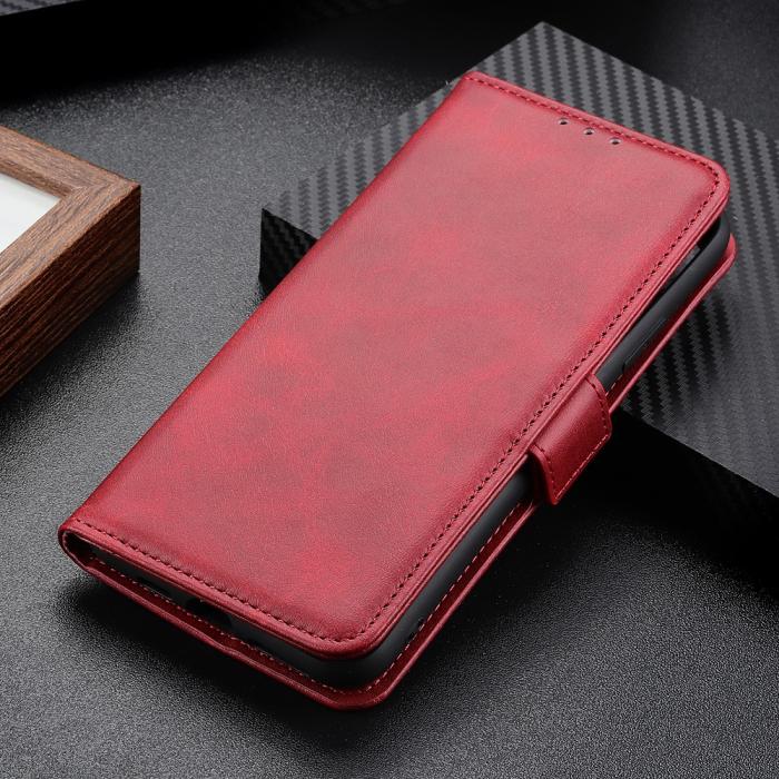 A-One Brand - Flip Folio Plånboksfodral Oneplus Nord 2 5G - Röd
