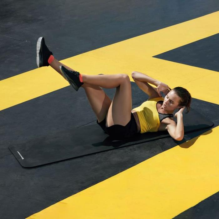 Wozinsky - Wozinsky Gymnastik Halkfri Matta 181x63x1 cm - Svart