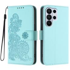 OEM - Mandala Samsung Galaxy S26 Ultra Pl&aring;nboksfodral Konstl&auml;der - Ljusbl&aring;