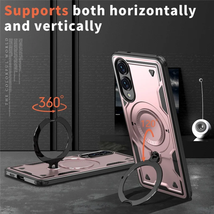 A-One Brand - Mobilskal till Galaxy S25 Edge Magsafe Kickstand