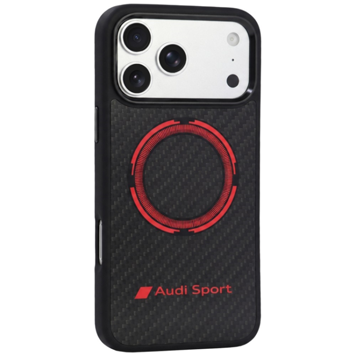 Audi - Audi Mobilskal För iPhone 18 Pro Max/17 Pro Max Magsafe RSQ Carbon Fiber