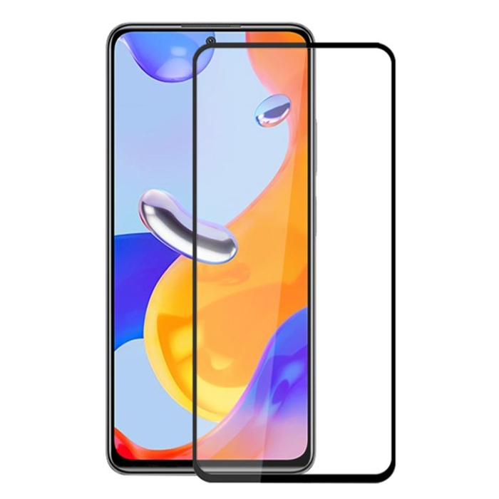 OEM - [1-PACK] Xiaomi Redmi Note 11/11S Härdat Glas Skärmskydd - Svart