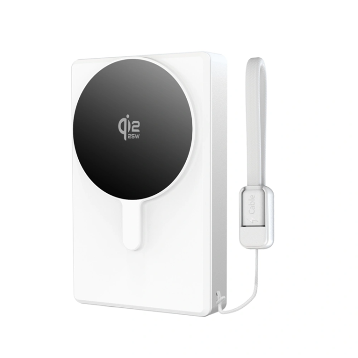Tech-Protect - Tech-Protect Magsafe Powerbank 10000mah PB40 Lifemag 25W QI2.2 - Silver/Vit