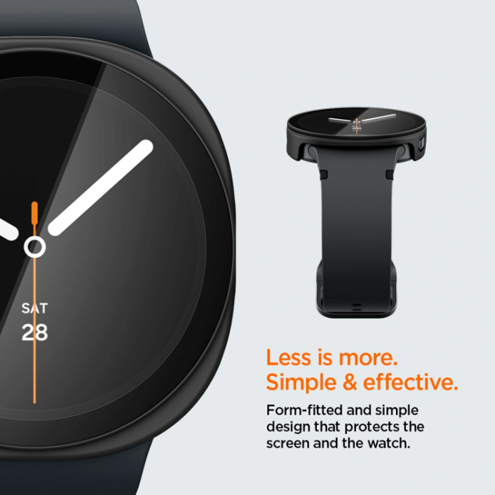 Spigen - Spigen Skal För Galaxy Watch 8/9 (40mm) Thin Fit - Svart
