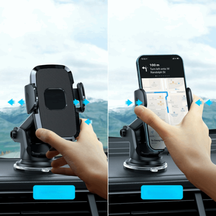 Floveme - Floveme Mobilhållare För Bil F1 - Svart