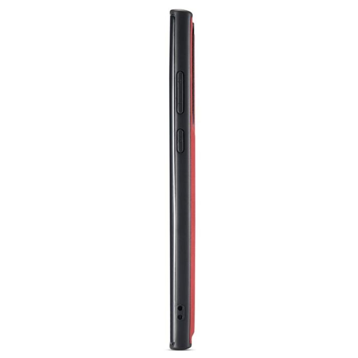 DG.MING - DG.MING Mobilskal till Samsung Galaxy S24 Ultra Läder+PC+TPU Röd