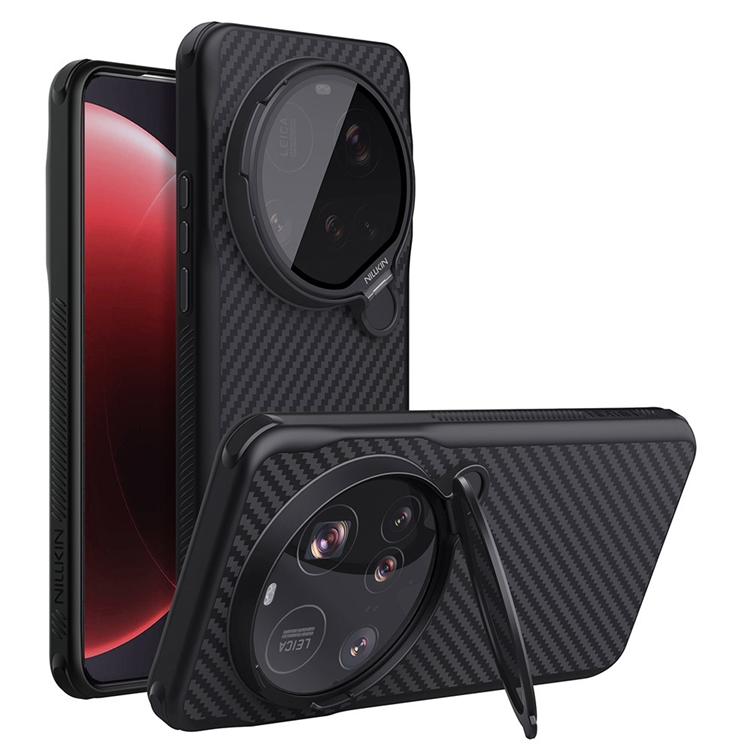 NILLKIN Xiaomi 15 Ultra Mobilskal MagSafe Aramid Fiber - Svart | 2353 | AlltMobil