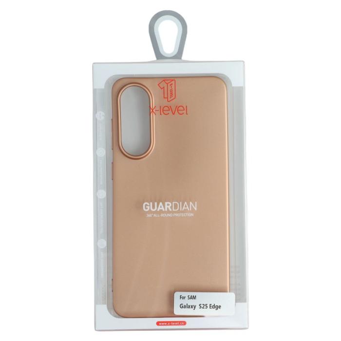 X-Level - X-LEVEL Guardian Series Mobilskal till Samsung Galaxy S25 Edge Guld