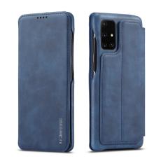 LC.imeeke - LC.IMEEKE Retro Style Fodral KonstL&auml;der - Bl&aring; f&ouml;r Samsung Galaxy A71
