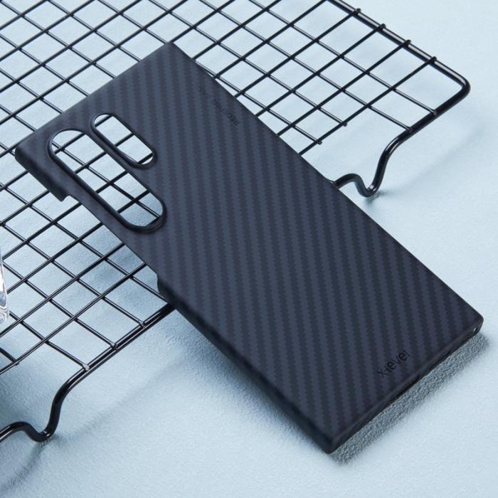 X-Level - X-LEVEL Mobilskal till Samsung Galaxy S24 Ultra Magnetisk Kolfiber Svart