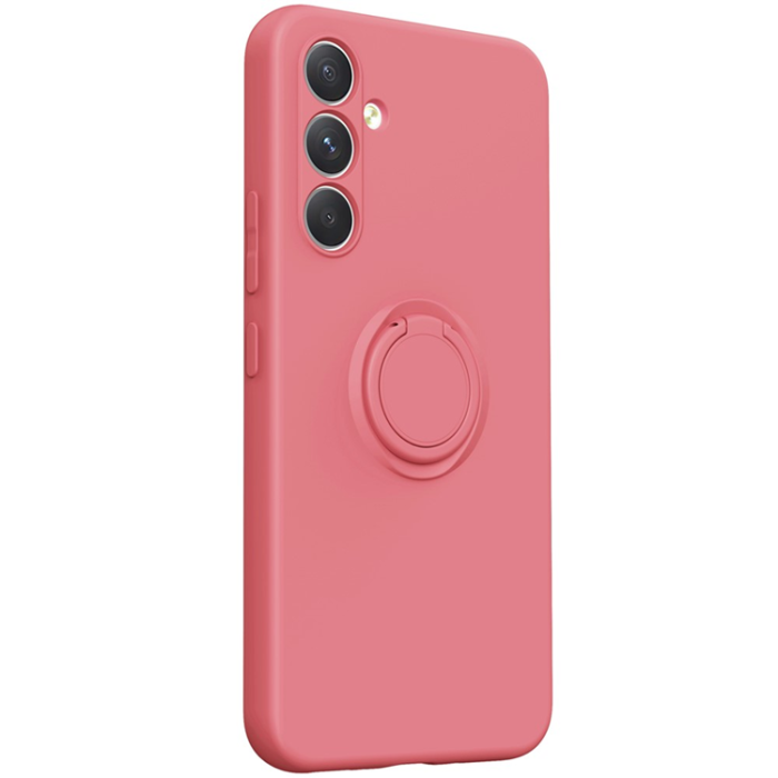 A-One Brand - Galaxy A17 5G Mobilskal Med Kickstand Silikon - Blå