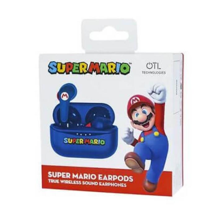 Super Mario - Super Mario Hörlurar In-Ear TWS - Blå
