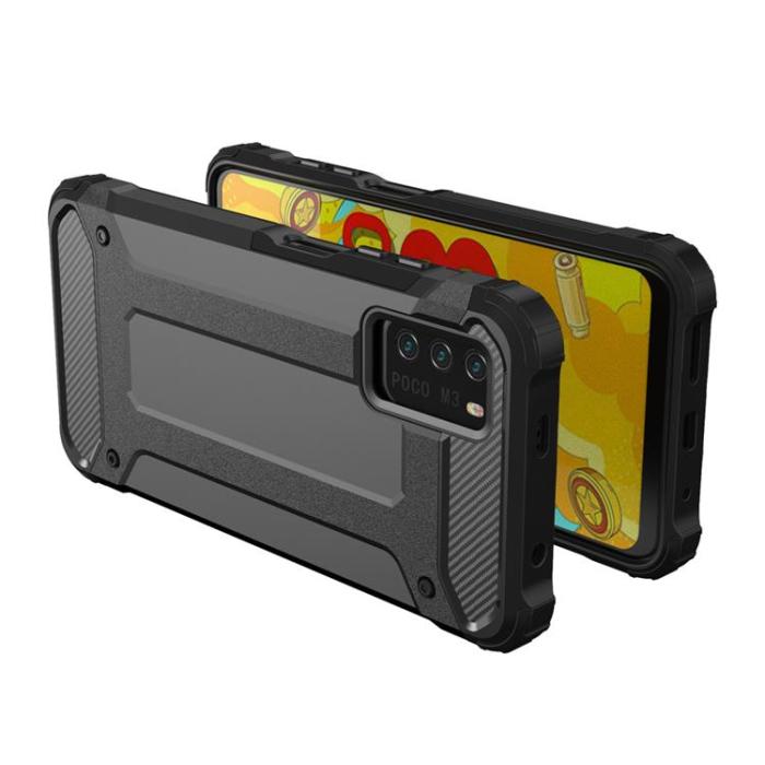 OEM - Redmi Note 10 5G / Poco M3 Pro Skal Hybrid Armor Tough Rugged - Gyllene