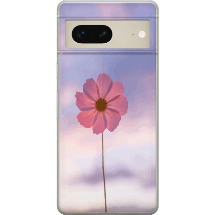 iSecrets - Mobilskal till Google Pixel 7 med Rosa blomma