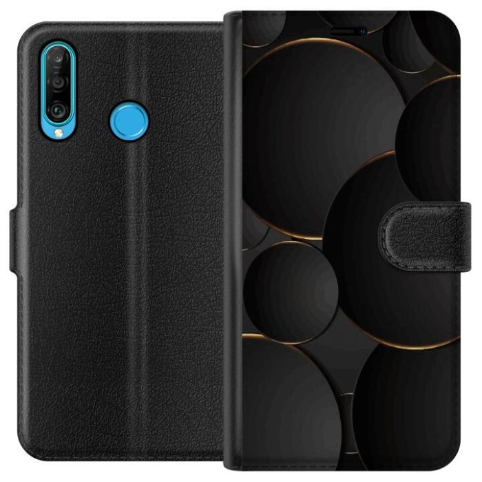 iSecrets - Plånboksfodral till Huawei P30 lite med Lyxig Cirklar