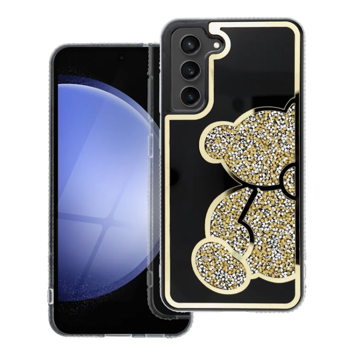 OEM - Galaxy S25 Plus Mobilskal Teddy Bear - Guld