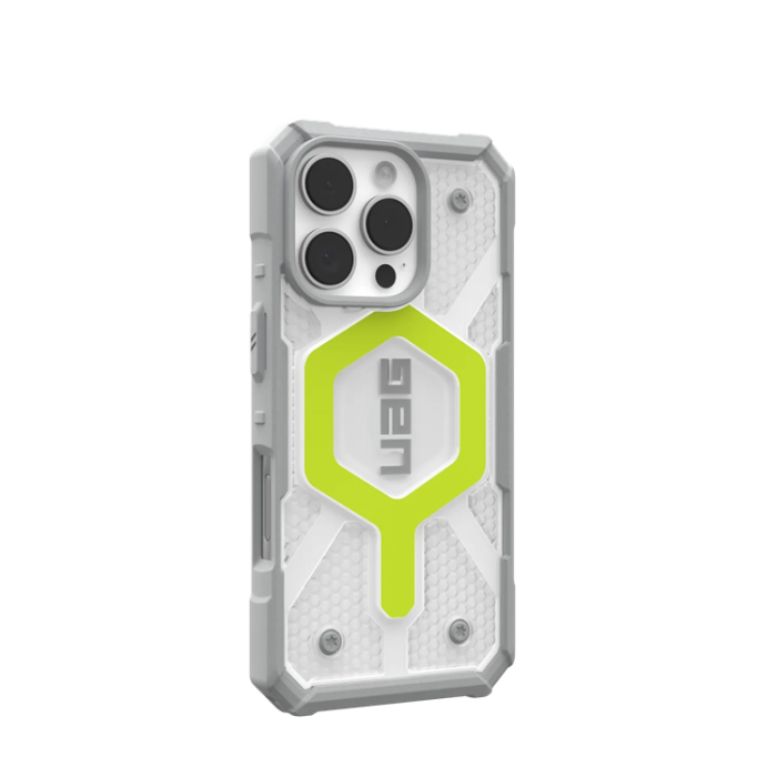 UAG - UAG iPhone 16 Pro Mobilskal MagSafe Pathfinder Clear Snodd - Grön