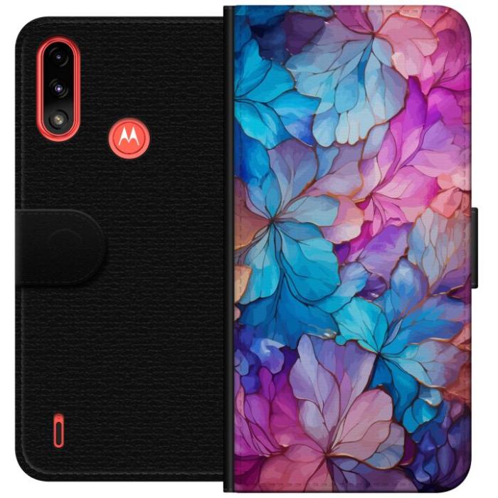 iSecrets - Plånboksfodral till Motorola Moto E7 Power med Magiskt