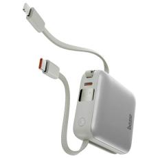 ENERGEA - Bazic Fusion 3in1 PowerBank 10000mAh USB-C/Lightning - Grå