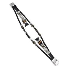 A-One Brand - Xiaomi Mi Smart Band NFC/9/8 NFC/8 Armband Ethnic Beaded - Svart