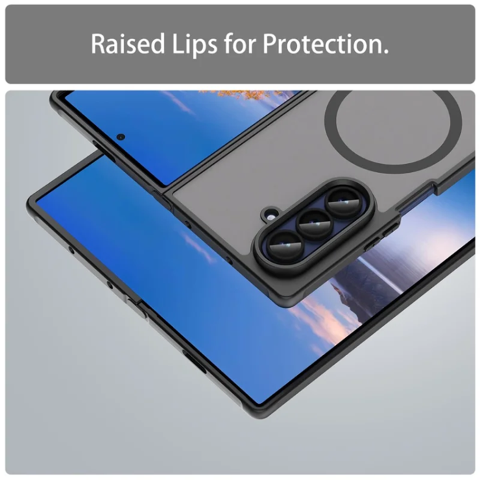 A-One Brand - Galaxy Z Fold7 5G Mobilskal MagSafe Anti Drop - Svart
