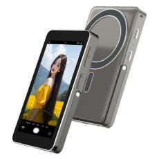 OEM - Mobil Multi-Touch MagSafe Selfie Monitor Skärmspeglingsenhet RK-X40P Ultra - Grå