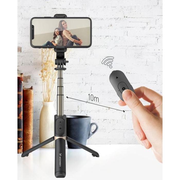 Wozinsky - Wozinsky Selfie Stick Stativ - Svart