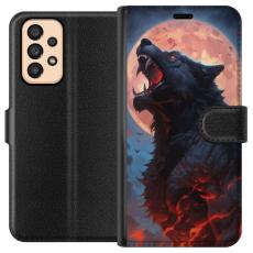 iSecrets - Plånboksfodral till Samsung Galaxy A33 5G med Ylande varg