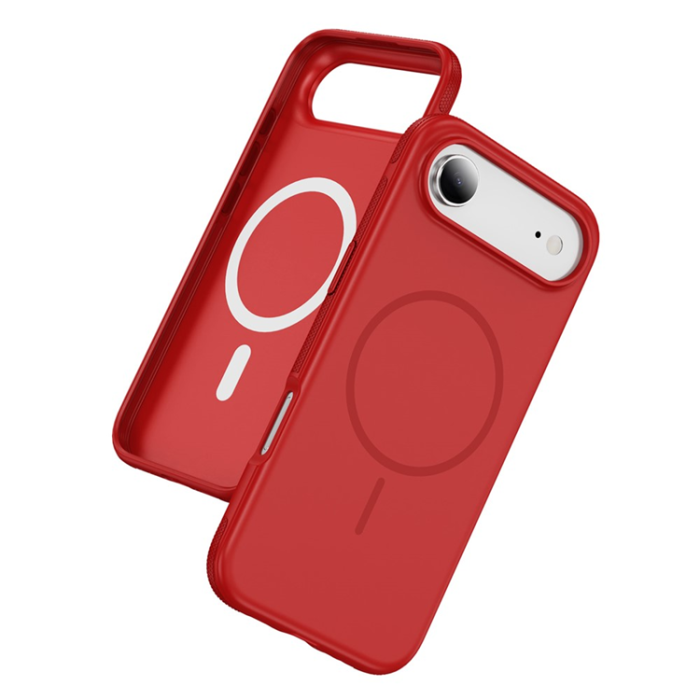 A-One Brand - iPhone Air Mobilskal MagSafe PC + TPU Shockproof - Röd