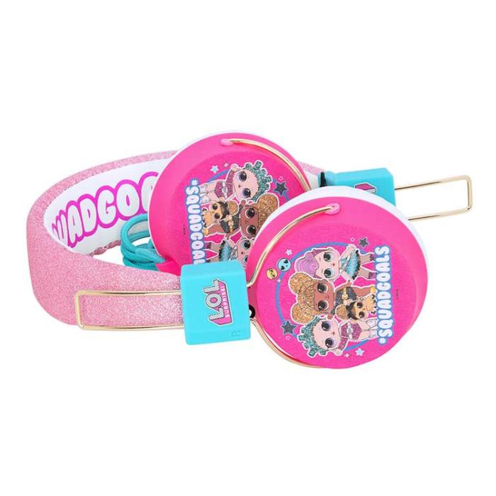UTGATT1 - LOL Hörlurar On-Ear 100dB Squadgoals - Rosa