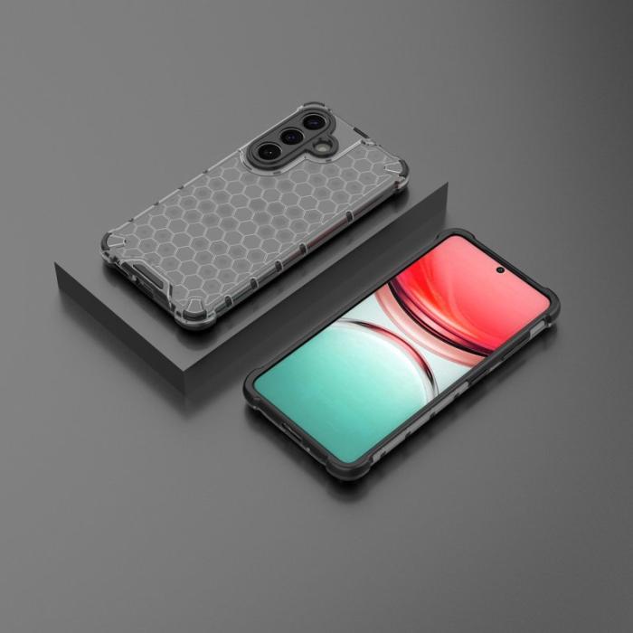 OEM - Samsung Galaxy S26/S26 Pro Skal Plast Honungskaka Form - Svart