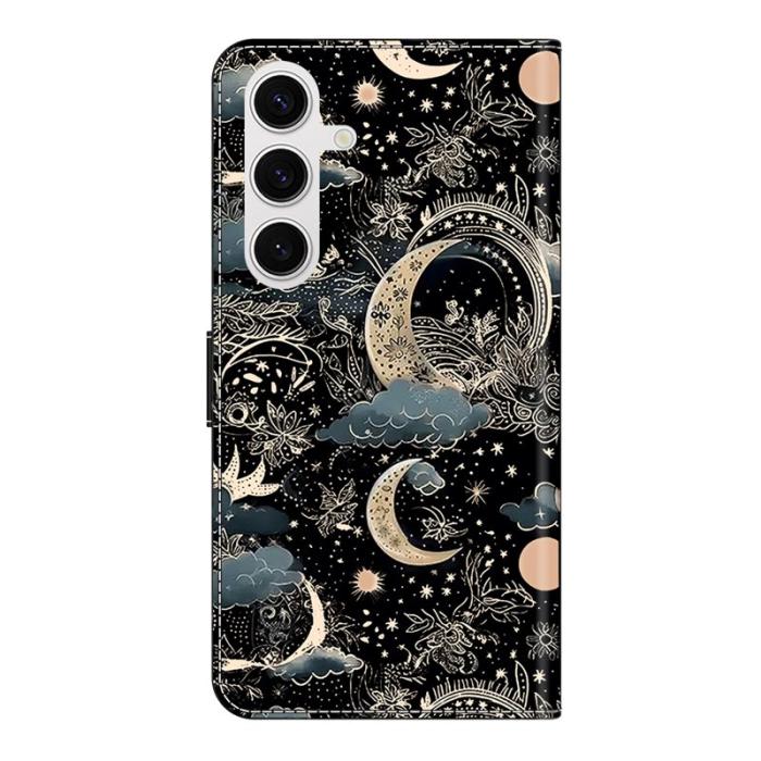 OEM - Samsung Galaxy S26 Plånboksfodral Konstläder Med Ställ - Måne