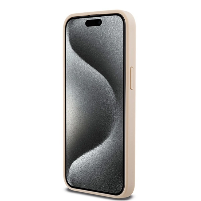 DKNY - DKNY iPhone 14 Pro Max Mobilskal Läder Mono Stripe & Metal Logo