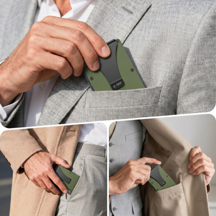 Tech-Protect - Tech-Protect Korthållare Thorn RFID - Militärgrön