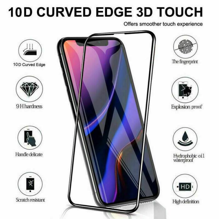OEM - Huawei P40 Heltäckande Härdat Glas Skärmskydd
