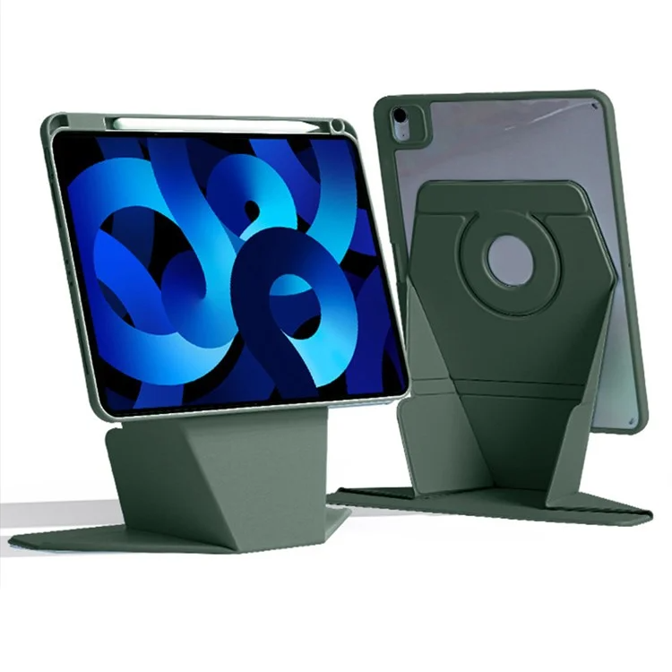 iPad Air 11""""(2025/2024) Fodral Rotate Magnetiskt Detachable - Grön | 2353 | AlltMobil