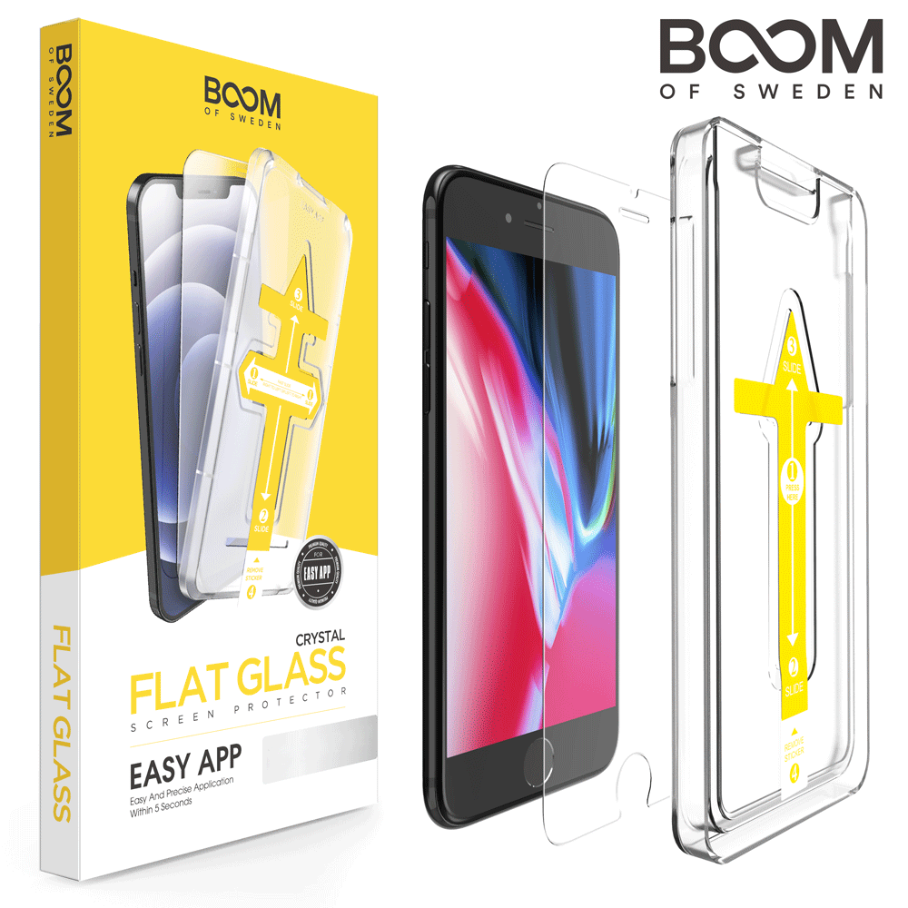BOOM Flat Härdat Glas Skärmskydd iPhone 5/5S/SE | 5468 | AlltMobil