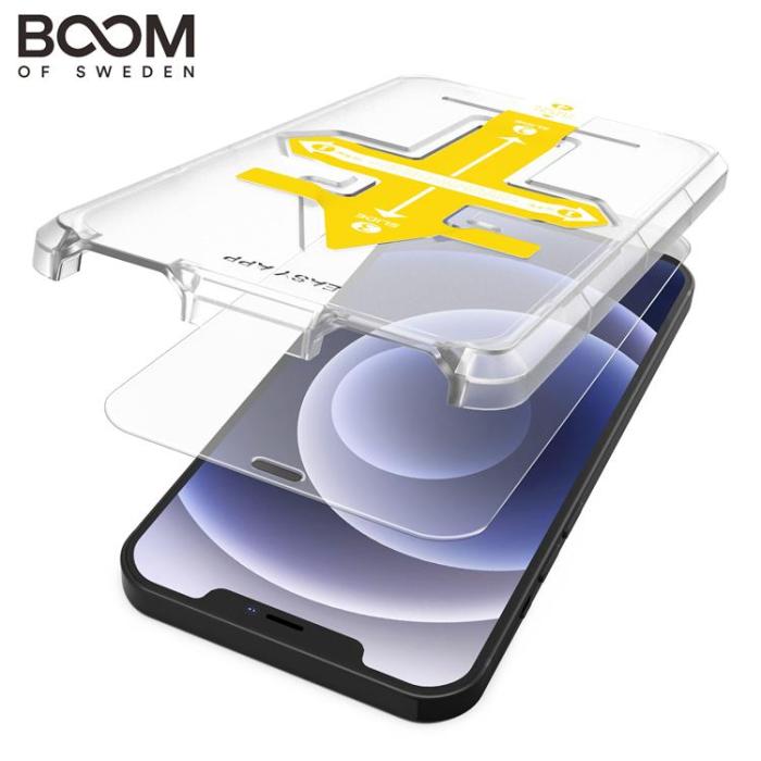 Boom of Sweden - BOOM Flat Härdat Glas Skärmskydd iPhone 12 Mini